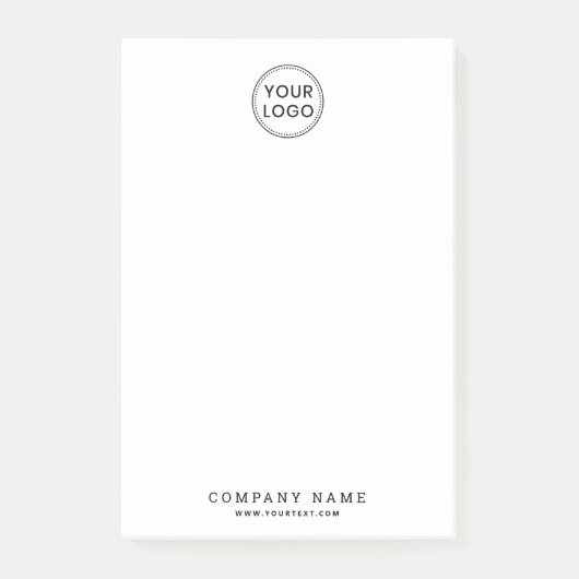 Benutzerdefiniertes Logo und benutzerdefinierter F Post-it Klebezettel (Vorderseite)