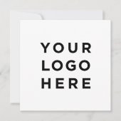 Benutzerdefiniertes Logo und moderne quadratische  (Vorderseite)