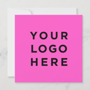 Benutzerdefiniertes Logo und moderne quadratische 