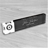 Benutzerdefiniertes Logo und Name Elegant Namensplakette