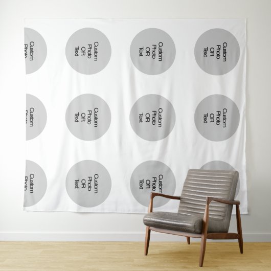 Benutzerdefiniertes Logo und/oder Textschritt und Wandteppich (Beispiel (Horizontal))