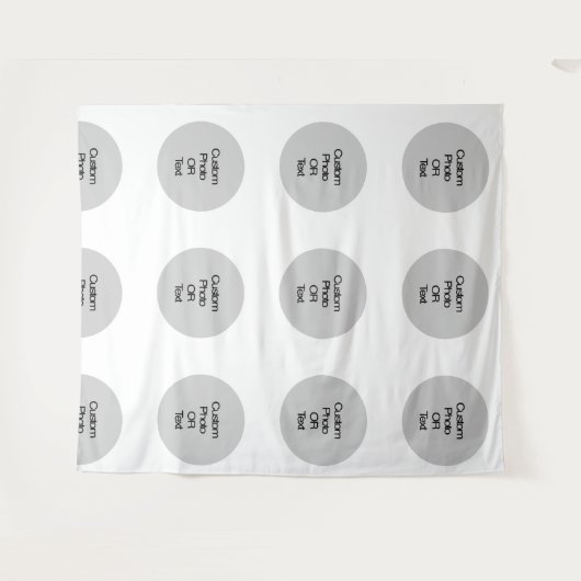 Benutzerdefiniertes Logo und/oder Textschritt und Wandteppich (Vorderseite (Horizontal))