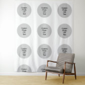 Benutzerdefiniertes Logo und/oder Textschritt und Wandteppich (Beispiel)