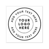 Benutzerdefiniertes Logo und Personalisierte Textr Permastempel (Design)