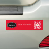 Benutzerdefiniertes Logo und QR-Code für Unternehm Autoaufkleber (Auf Auto)