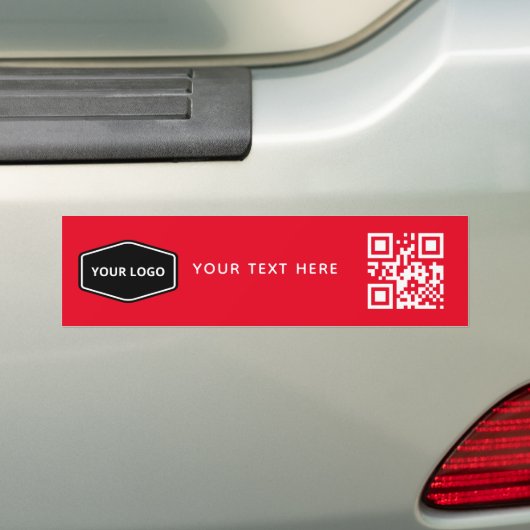 Benutzerdefiniertes Logo und QR-Code für Unternehm Autoaufkleber (Auf Auto)