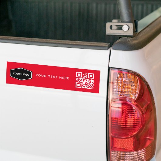 Benutzerdefiniertes Logo und QR-Code für Unternehm Autoaufkleber (Auf Lkw)