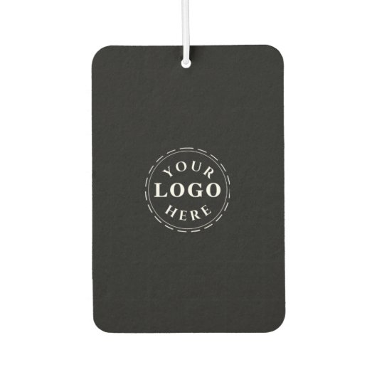 Benutzerdefiniertes Logo und QR-Code-Portrait-Rech Autolufterfrischer (Vorderseite)