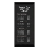 Benutzerdefiniertes Logo und soziale Symbole Rose Werbekarte (Vorne)