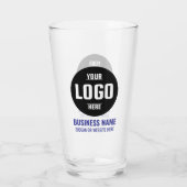 Benutzerdefiniertes Logo und Text 16oz Personalisi Glas (Rückseite)