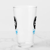 Benutzerdefiniertes Logo und Text 16oz Personalisi Glas (Links)