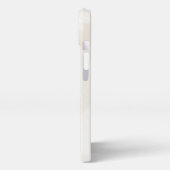 Benutzerdefiniertes Logo und Text-Chic-Marmor für iPhone Hülle (Linke Seite)