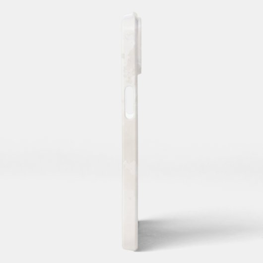 Benutzerdefiniertes Logo und Text-Chic-Marmor für  iPhone Hülle (Rechte Seite)