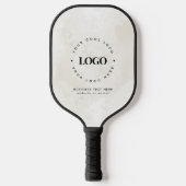 Benutzerdefiniertes Logo und Text-Chic-Marmor für Pickleball Schläger (Vorderseite)