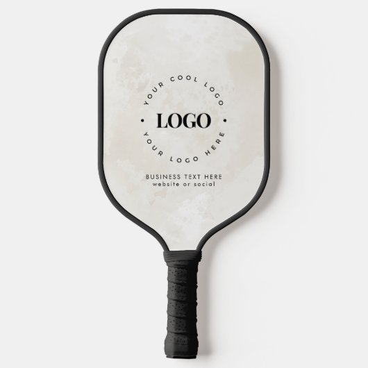 Benutzerdefiniertes Logo und Text-Chic-Marmor für Pickleball Schläger (Rückseite)