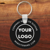 Benutzerdefiniertes Logo und Text Corporate Swag S Schlüsselanhänger (Vorderseite)