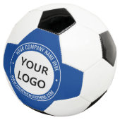 Benutzerdefiniertes Logo und Text-Fußball - Farben Fußball (Dreiviertel)
