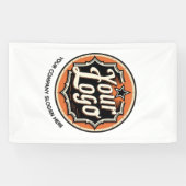 Benutzerdefiniertes Logo und Text Geschäft Banner (Horizontal)