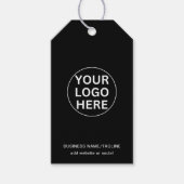 Benutzerdefiniertes Logo und Text in Beruflichem B Geschenkanhänger (Vorderseite)