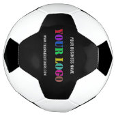 Benutzerdefiniertes Logo und Text Info Werbeball-B Fußball (Gedreht)