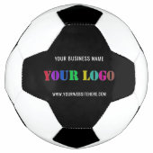Benutzerdefiniertes Logo und Text Info Werbeball-B Fußball (Vorderseite)
