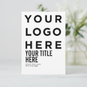 Benutzerdefiniertes Logo und Text moderne, scharfe (Stehend Vorderseite)