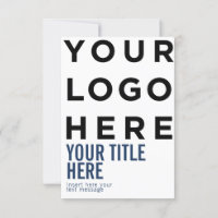 Benutzerdefiniertes Logo und Text moderne, scharfe
