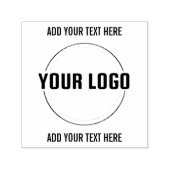 Benutzerdefiniertes Logo und Text Permastempel (Design)