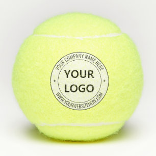 Benutzerdefiniertes Logo und Text Personalisierte Tennisbälle