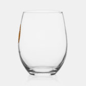 Benutzerdefiniertes Logo und Text-Wein-Glas Weinglas Ohne Stiel (Links)