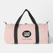 Benutzerdefiniertes Logo und Text Werbe Business F Duffle Bag (Vorderseite)