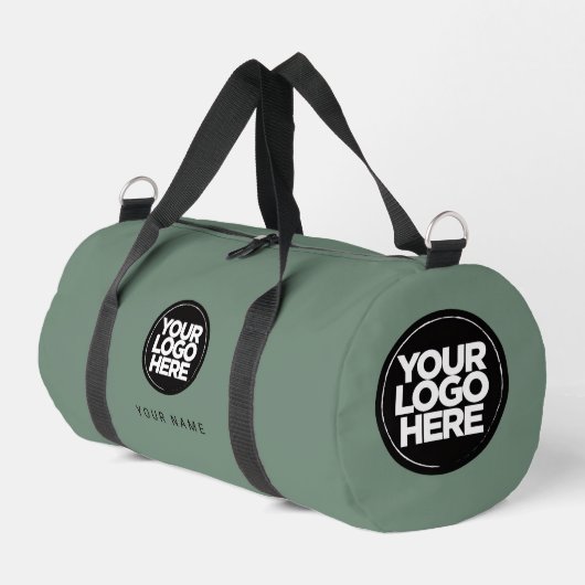 Benutzerdefiniertes Logo und Text Werbe Business F Duffle Bag (Linke Seite)