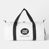 Benutzerdefiniertes Logo und Text Werbe Business F Duffle Bag (Vorderseite)