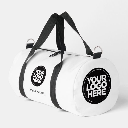 Benutzerdefiniertes Logo und Text Werbe Business F Duffle Bag (Linke Seite)