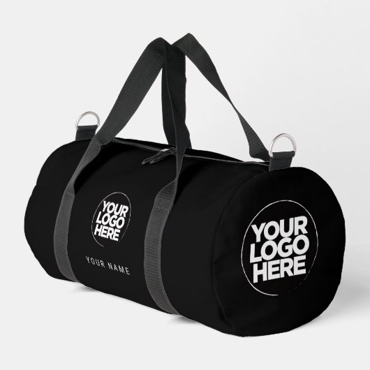 Benutzerdefiniertes Logo und Text Werbe Business F Duffle Bag (Linke Seite)