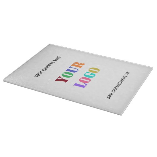 Benutzerdefiniertes Logo und Text-Werbeplatine Schneidebrett (Ecke)