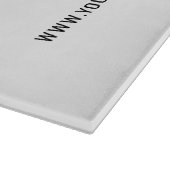 Benutzerdefiniertes Logo und Text-Werbeplatine Schneidebrett (Ecke)
