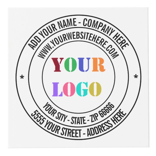 Benutzerdefiniertes Logo und Text-Werbewürfel Würfel (Vorderseite)