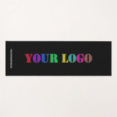 Benutzerdefiniertes Logo und Text-Yoga-Matte-Gesch Yogamatte (Vorderseite (Horizontal))