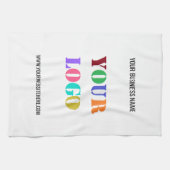 Benutzerdefiniertes Logo und Textfirma Küchentüche Geschirrtuch (Horizontal)