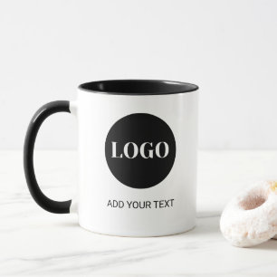 Benutzerdefiniertes Logo und Textgeschäft Tasse