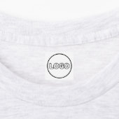 Benutzerdefiniertes Logo und Textsatz Etiketten (Befestigt)