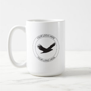 Benutzerdefiniertes Logo Unternehmen Geschäft Hand Kaffeetasse