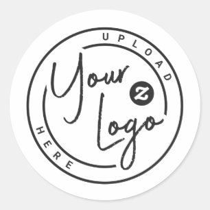 Benutzerdefiniertes Logo Unternehmen Runder Aufkleber