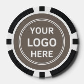 Benutzerdefiniertes Logo Unternehmensgeschäft Werb Pokerchips (Vorderseite)