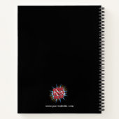 Benutzerdefiniertes Logo Upload / Website - Busine Notizblock (Rückseite)