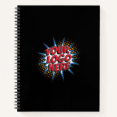 Benutzerdefiniertes Logo Upload / Website - Busine Notizblock (Vorderseite)