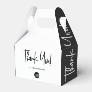 Benutzerdefiniertes Logo Vielen Dank an Ihre Mitar Geschenkschachtel