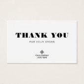 Benutzerdefiniertes Logo Vielen Dank für die Paket (Vorderseite)