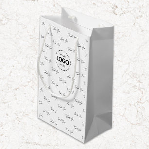 Benutzerdefiniertes Logo Vielen Dank Muster Kleine Geschenktüte